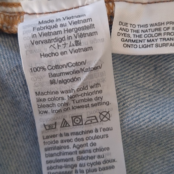 Madewell The Curvy Perfect Vintage Jean Sz 31 Light Wash Denim 100% Cotton - Picture 11 of 13